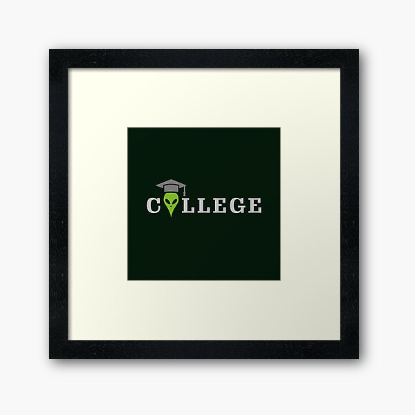College Gerahmter Kunstdruck