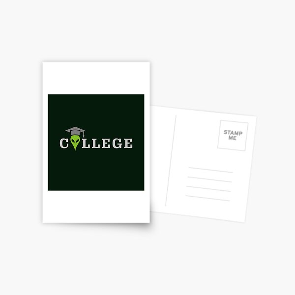 College Postkarte