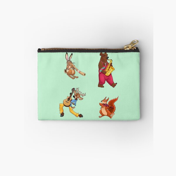 Item preview, Stickers Pack Animal Playing Music Djerido Rabbit Bear Trumpet Deer Guitar Squirrel Violin designed and sold by KLINESTORE.