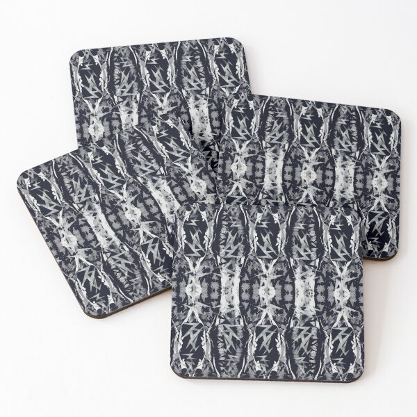 Item preview, Symmetrical abstract monotone patterns designed and sold by Only1helen.