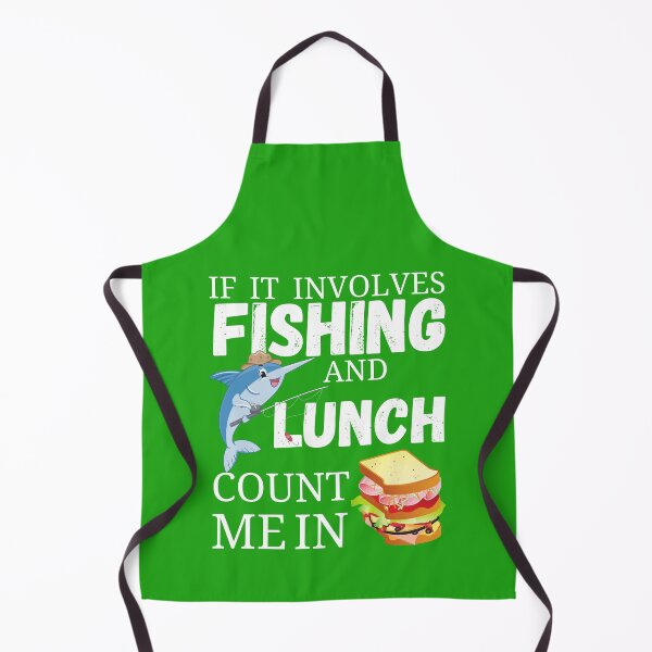 Item preview, Fishing and lunch t-shirt design designed and sold by PinkArtDesigns.