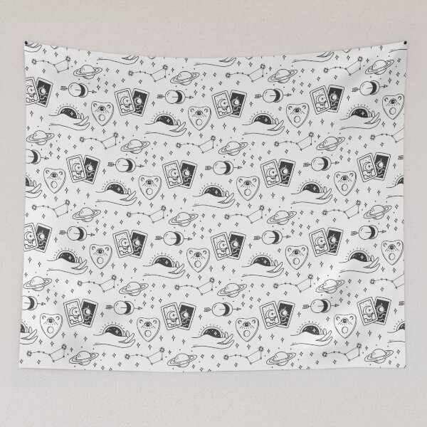 Item preview, Hand Drawn Mystic Astronomy Seamless Pattern designed and sold by Peekonet.
