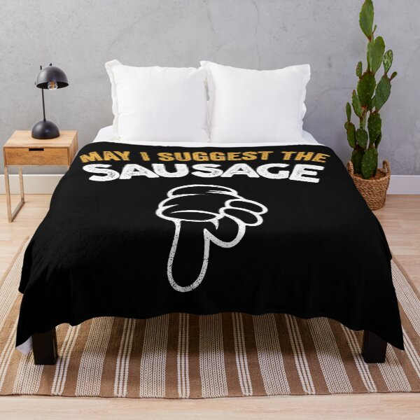 Item preview, May I Suggest The Sausage Funny BBQ Novelty Design designed and sold by justjonboy.