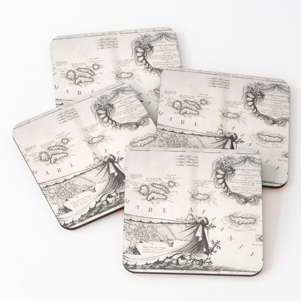 Item preview, Old Azores Islands Map (1690) Vintage Portuguese Isles Atlas designed and sold by BravuraMedia.