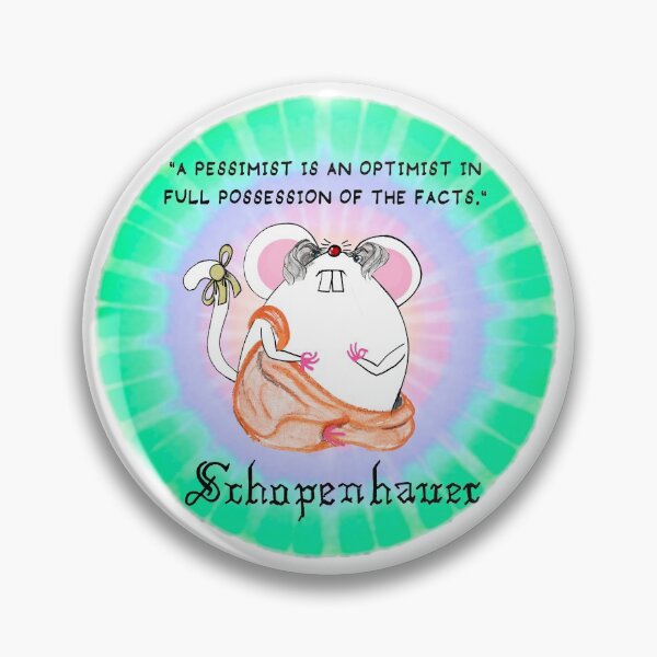 Item preview, SCHOPENHAUER...pessimist...optimist , small pattern designed and sold by letiziahoffmann.