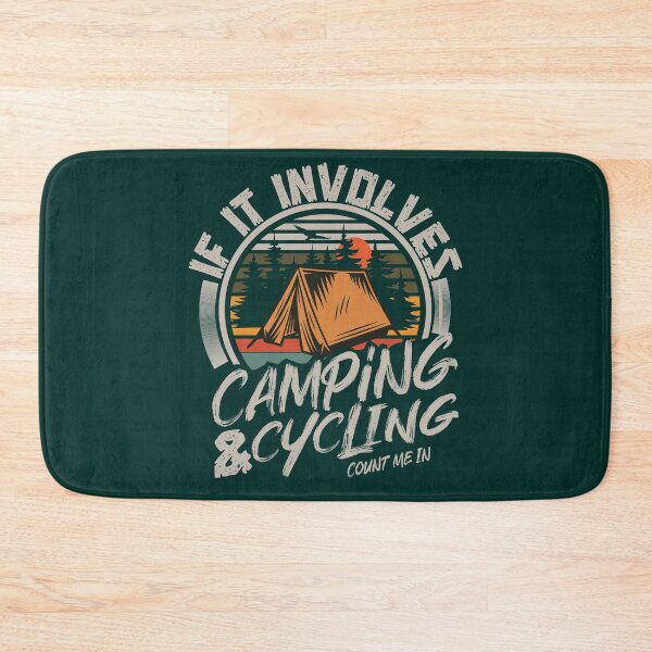 Item preview, If It Involves Camping And Cycling Count Me In | Creative camping  designed and sold by YAHIA-14.