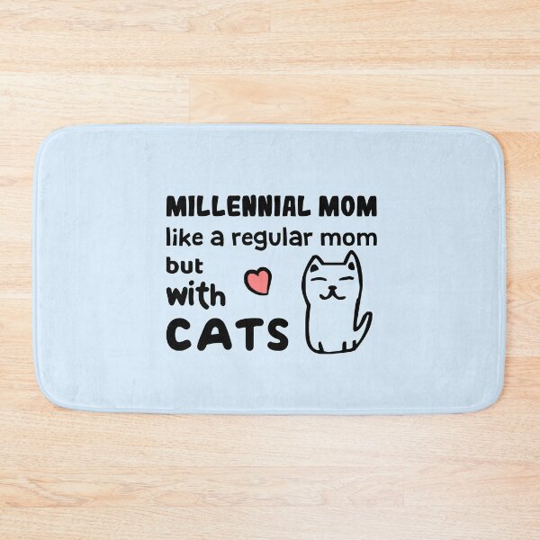 Item preview, Millennial Mom Cats Gift Modern Mother Kitten designed and sold by Sellery-GbR.