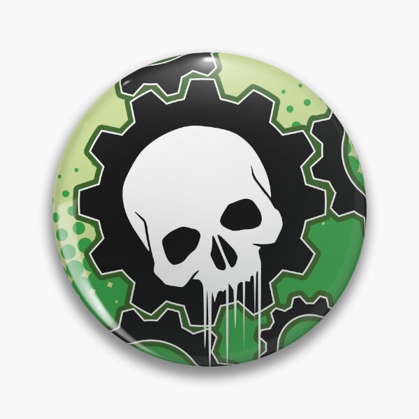 Item preview, A Clockwork Skull in Green designed and sold by iscaStudioArt.