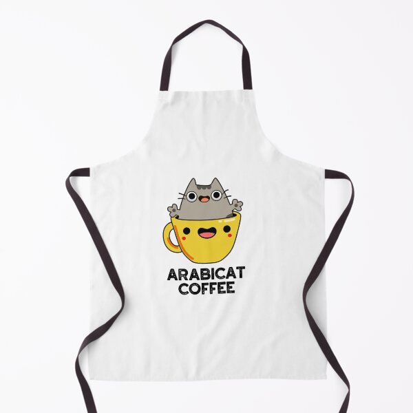 Item preview, Arabicat Coffee Funny Cat Puns designed and sold by punnybone.