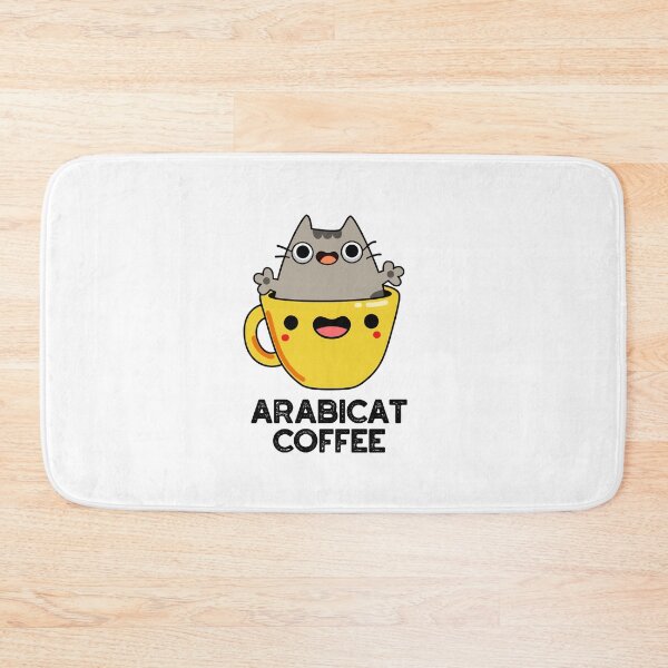 Item preview, Arabicat Coffee Funny Cat Puns  designed and sold by punnybone.