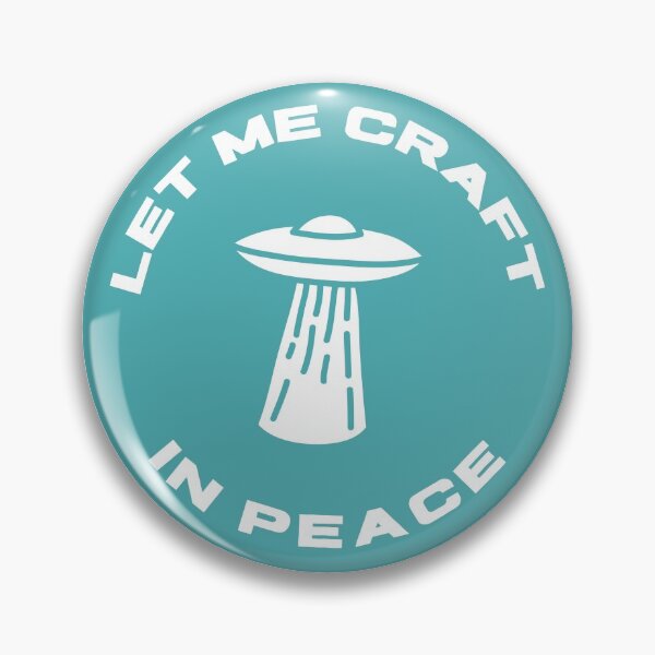 Item preview, Let Me Craft In Peace - Teal designed and sold by craftbusters.