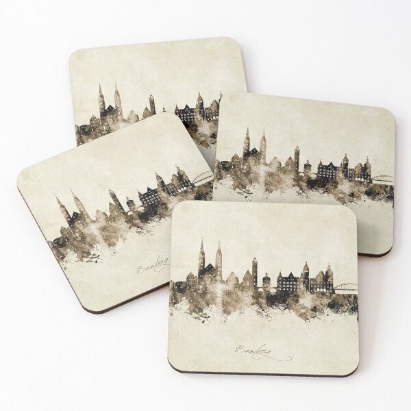 Item preview, Bamberg Germany Skyline designed and sold by ArtPrints.