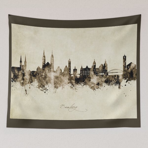 Item preview, Bamberg Germany Skyline designed and sold by ArtPrints.