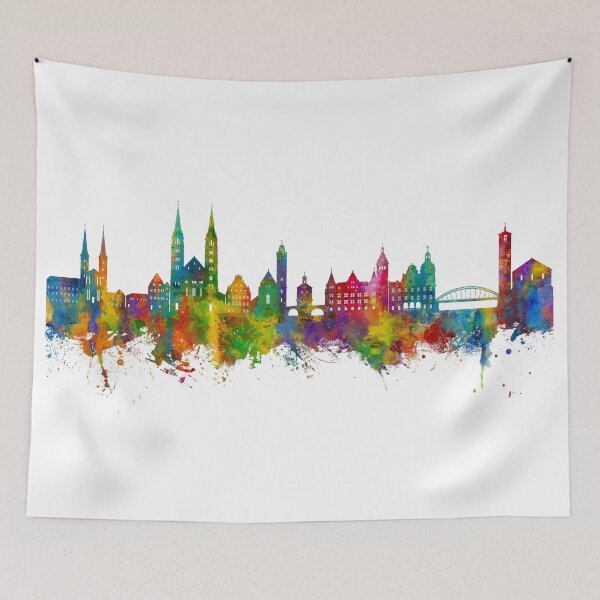 Item preview, Bamberg Germany Skyline designed and sold by ArtPrints.