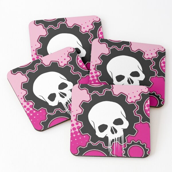 Item preview, A Clockwork Skull in Magenta designed and sold by iscaStudioArt.