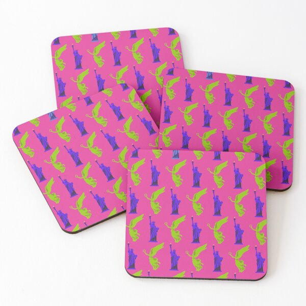 Item preview, Liberty and Independence - Two Nations - Green, blue and pink designed and sold by MexaPrint.