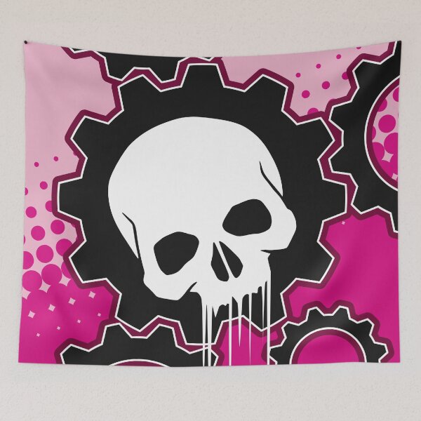 Item preview, A Clockwork Skull in Magenta designed and sold by iscaStudioArt.