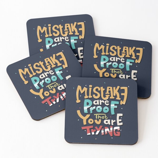 Item preview, Hand Drawn Lettering mistake are proof that you are trying designed and sold by Peekonet.