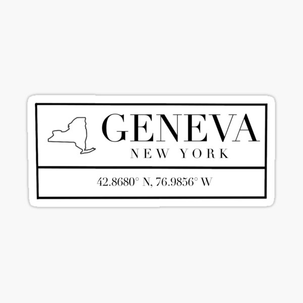 Item preview, Geneva New York Coordinates designed and sold by Emily Designs.