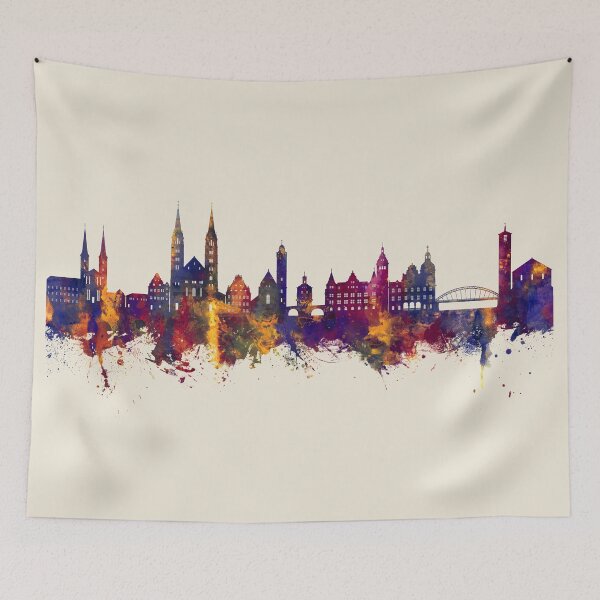 Item preview, Bamberg Germany Skyline designed and sold by ArtPrints.