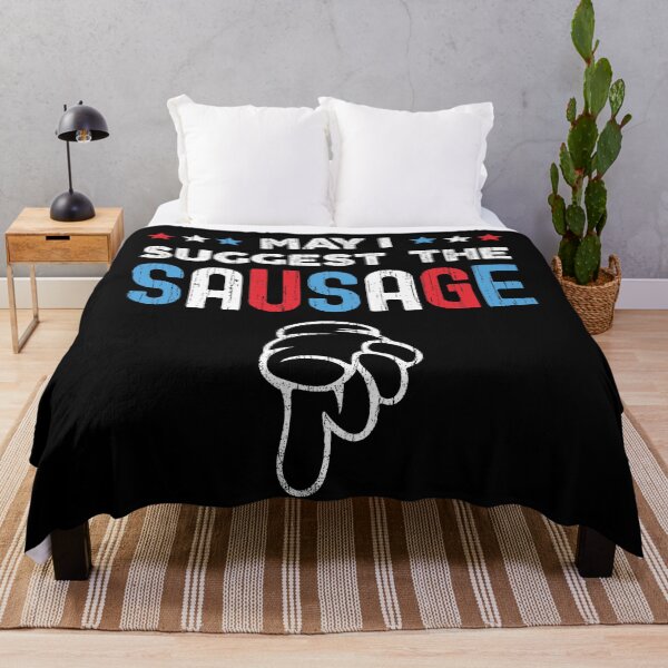 Item preview, May I Suggest The Sausage Funny BBQ Novelty Design designed and sold by justjonboy.