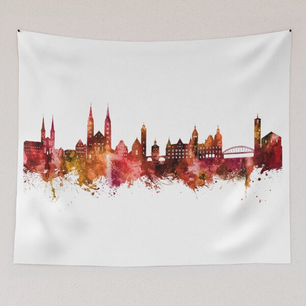 Item preview, Bamberg Germany Skyline designed and sold by ArtPrints.