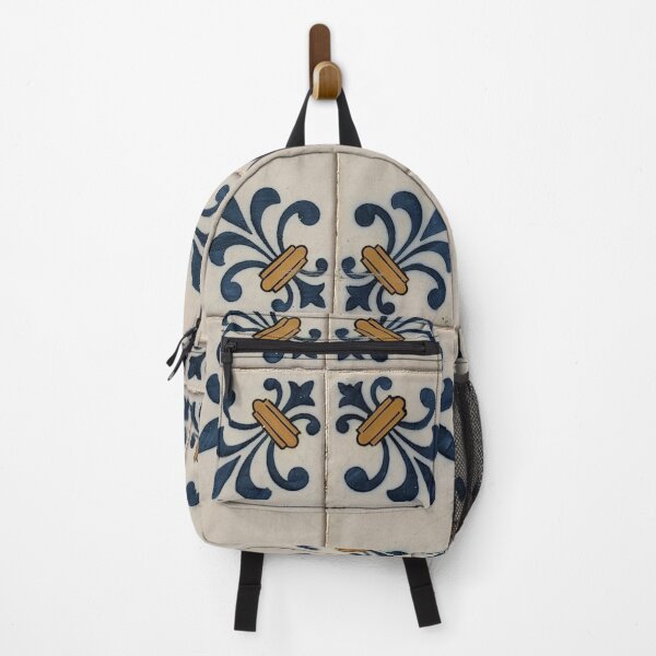 Item preview, Blue and yellow Portuguese tile - Azulejo designed and sold by SaltedFreckles.