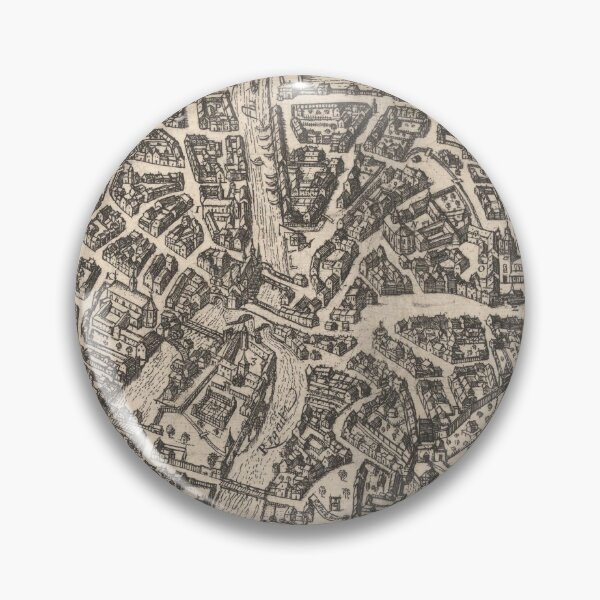 Item preview, Old Bamberg Germany Map (1618) Vintage German Town Atlas designed and sold by BravuraMedia.