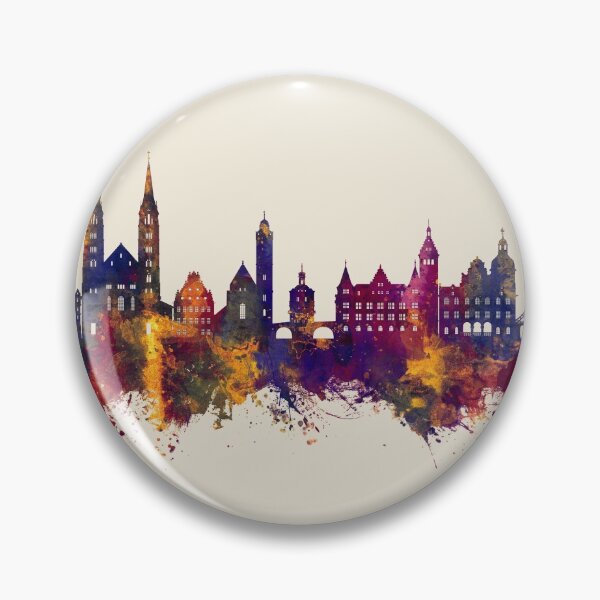 Item preview, Bamberg Germany Skyline designed and sold by ArtPrints.