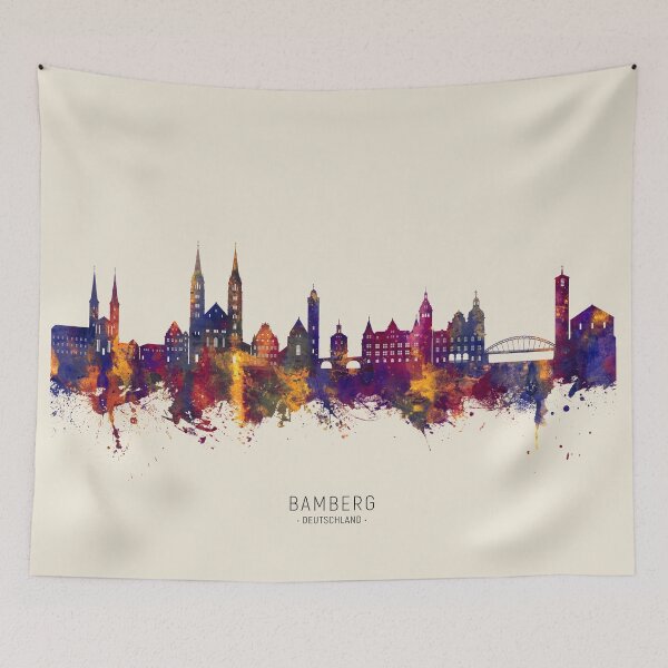 Item preview, Bamberg Germany Skyline designed and sold by ArtPrints.