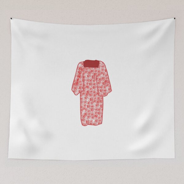 Item preview, St Andrews Red Gown with Roses designed and sold by stagondoliers.