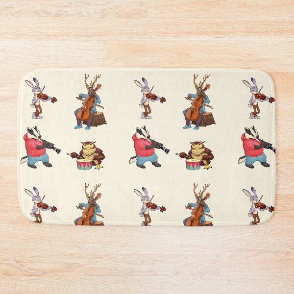 Item preview, Stickers Pack Animal Playing Music Rabbit Deer Violin Cello Owl Drum Flute Badger designed and sold by KLINESTORE.