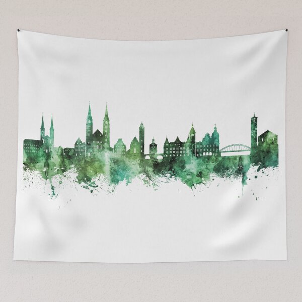 Item preview, Bamberg Germany Skyline designed and sold by ArtPrints.