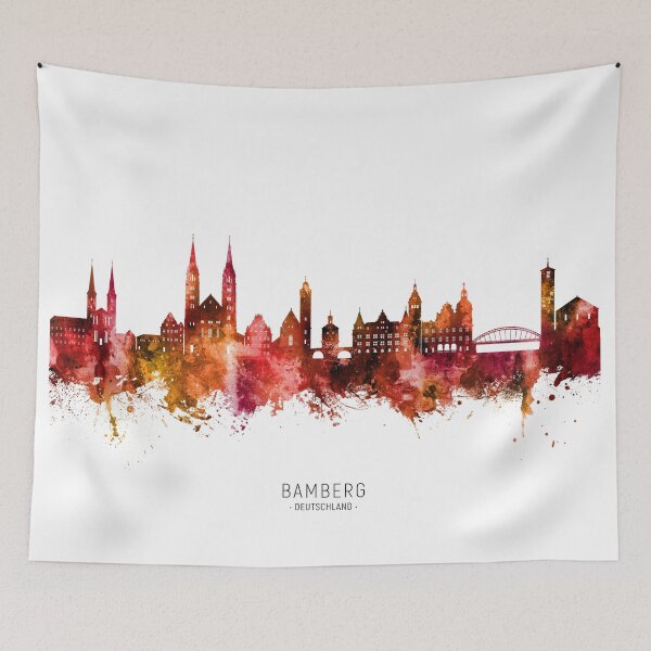 Item preview, Bamberg Germany Skyline designed and sold by ArtPrints.