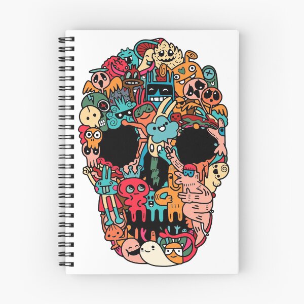 Item preview, Hand Drawn Skull Made Cute Monster designed and sold by Peekonet.