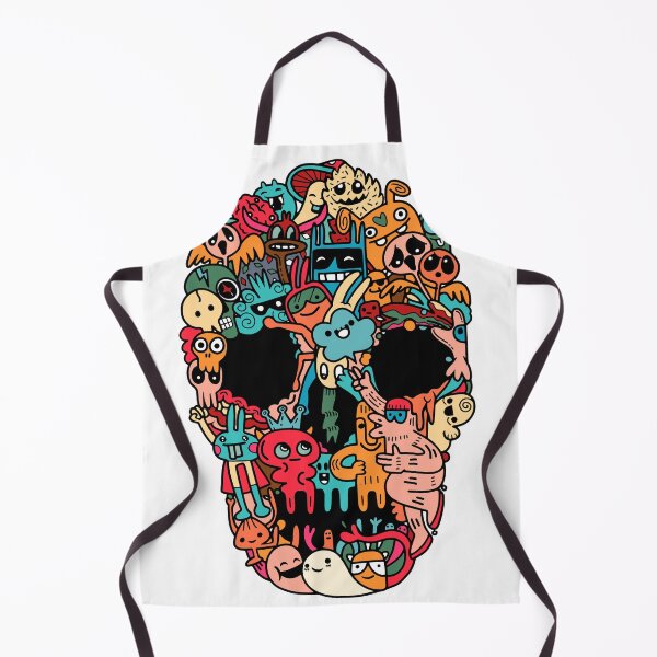 Item preview, Hand Drawn Skull Made Cute Monster designed and sold by Peekonet.