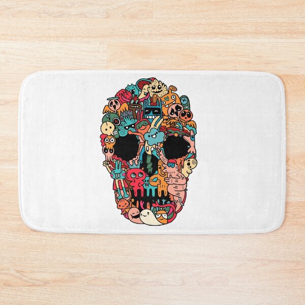 Item preview, Hand Drawn Skull Made Cute Monster designed and sold by Peekonet.