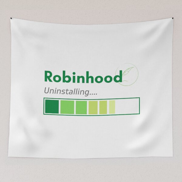 Item preview, Robinhood uninstalling designed and sold by WallStreet Arts.