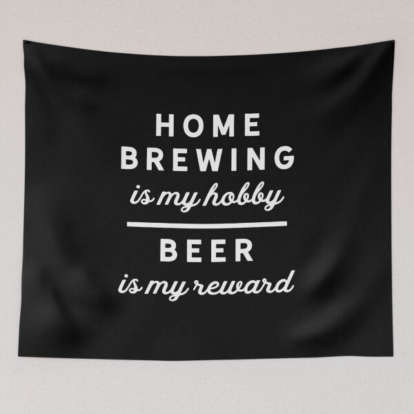 Item preview, Home Brewing Hobby / Funny Beer Reward Saying / Brewer Quote design designed and sold by CreatedByHeidi.