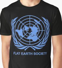 Flat Earth Society Graphic T-Shirt