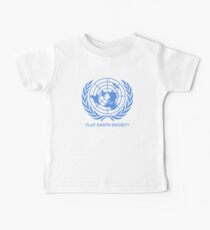 Flat Earth Society Baby Tee