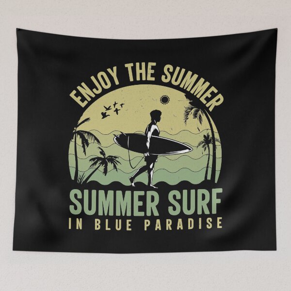 Item preview, Enjoy The Summer Surf Blue Paradise designed and sold by sriniboss758.