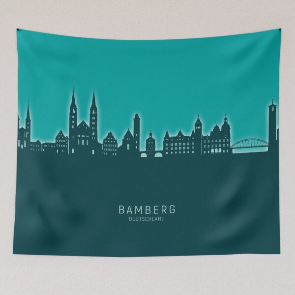 Item preview, Bamberg Germany Skyline designed and sold by ArtPrints.