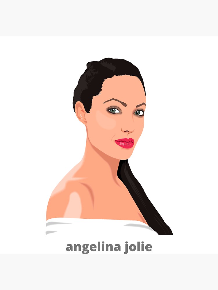 Angelina Jolie Beauty And Elegance Sticker For Sale By Jwy Designs