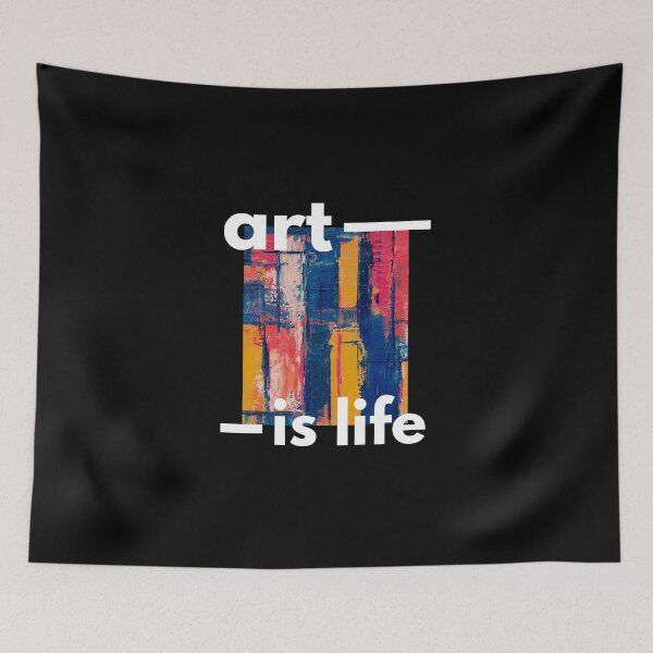 Item preview, Art is Life Colorful Design designed and sold by FunkyBranding.
