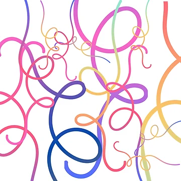 Artwork thumbnail, Colourful Ribbons by RiadMannan