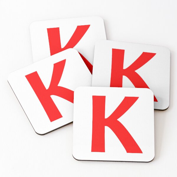 Item preview, Red color Letter K  designed and sold by WECreations.