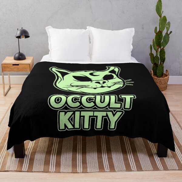 Item preview, OCCULT KITTY Esoteric Gothic Cat designed and sold by RandomWeird.