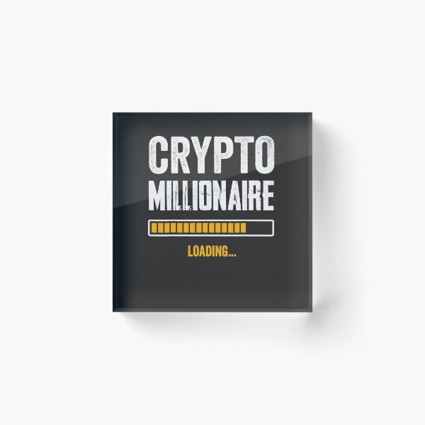 Item preview, Crypto Millionaire Loading Funny Crypto Investor Dad Trader  designed and sold by maverickbott.