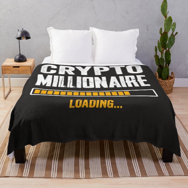 Item preview, Crypto Millionaire Loading Funny Crypto Investor Dad Trader  designed and sold by maverickbott.